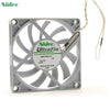 Nidec  U80R12MUA-57 UltraFlo 8010 80MM 8cm 80*80*10mm Fan 12V 0.25A Super Silent Fan With 2pin