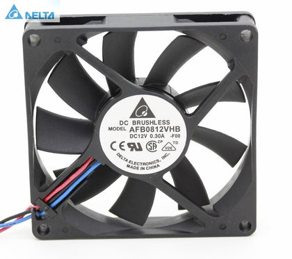 Delta 8015 AFB0812VHB 8cm 80X80X15 Mm 80MM 8*8*1.5CM 12v 0.30a Cpu Computer Case Cooling Fan Double Ball