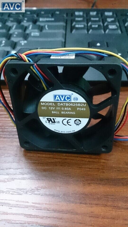 AVC DATB0625B2U 6025 12V 0.60A 6CM 60mm PWM Fan Thermostat Wind Capacity