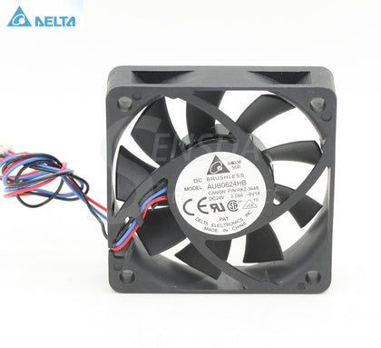 Delta 6015 AUB0624HB 60mm 6cm DC 24V 0.09A 3Wire  Canon RK2-3448 Server Inverter Cooling Fans