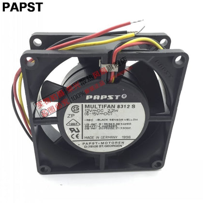 PAPST 8314/2H 8032 80mm 8cm DC 24V 6W 245mA Industrial Axial Blower Cooling Fans