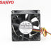 Sanyo Denki 9G0812P1K071 80x80x38mm 12V DC 1.8A Axial Cooling Fan