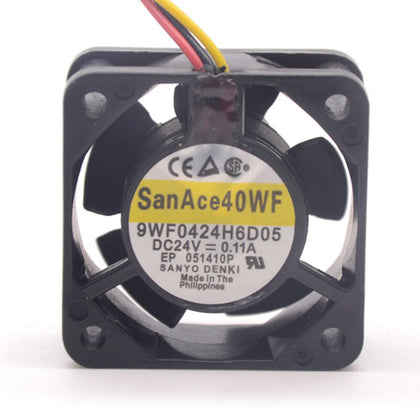 Sanyo 9WF0424H6D05 24V DC 40x40x20mm Brushless Cooling Fan - product photo 2