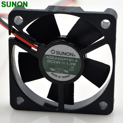 KDE2405PFB1-8  Sunon 5cm 5010 50*50*10mm DC 2 V 1.0 W  2 Line Cooling Fan