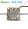 2pcs Mini Fan  Sunon UF3H3-702 1703 3V Waterproof Fan 1.7cm Miniature UAV Cooling Fan