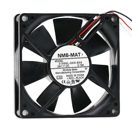 NMB 3108NL-05W-B59 24V DC 80x80x20mm Brushless Cooling Fan - product photo 2