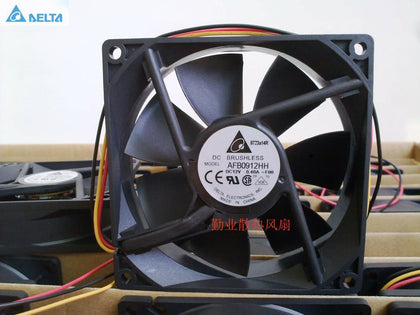 Delta Electronics AFB0912HH 9CM 9.2CM 92*92*25MM 90x90x25mm DC12V 0.40A Server Square Cooling Fan  3-wire