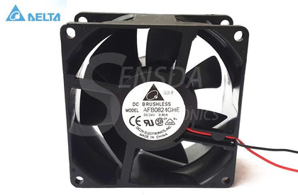 Delta AFB0824GHE 8cm 80mm DC24V 0.95A 2wires Industrial Frequency Converter Fans