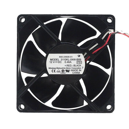 NMB 3110KL-04W-B89 8025 8cm 12V 0.46A ultra-durable Double Ball Bearing Fan   NMB 80*80*25mm