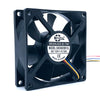 10pcs Cooling Fan 8cm  Sxdool Sxd8025b12l Dual Ball DC 12V 0.12A 3300RPM Replace AFB0812SH AUB0812VH AUB0812SH Cooling Fan
