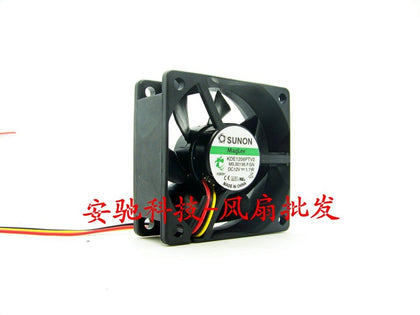 SUNON KDE1206PTV2 12V DC 60x60x25mm Brushless Cooling Fan - product photo 2