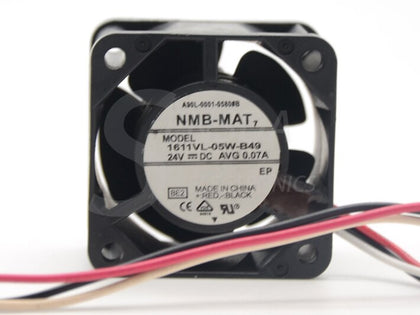 NMB 1611VL-05W-B49 24V DC 40x40x28mm DC Blower Fan - product photo 2