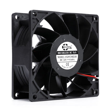 SXDOOL SXD9238B24H 92mm 92*92*38mm DC 24V 0.60A 4200rpm 108cfm Server Inveter Axial Cooling Fan Powerful