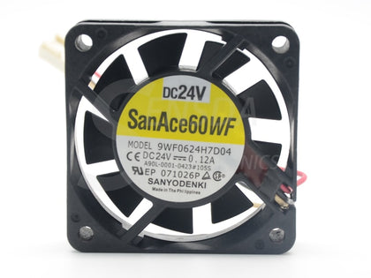 Sanyo 9WF0624H7D04 24V DC 60x60x15mm Brushless Cooling Fan - product photo 2