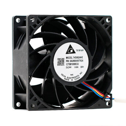 Delta THD0924HE DC 24V 1.60A 9CM 9038 92mm 9238 Inverter 4-wire Server Cooling Fan