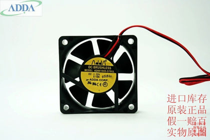 The   ADDA AD0612HB-D70GL 12V 0.13A Double Ball Bearing Case Computer Cooling Fan