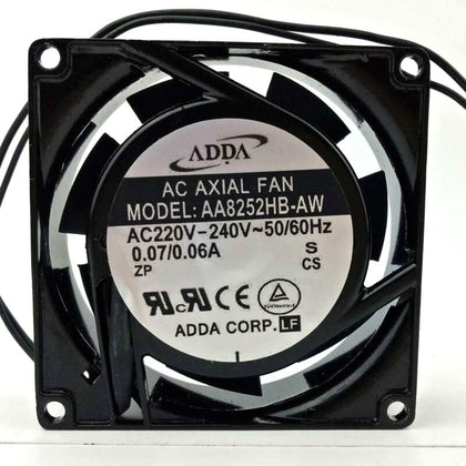 ADDA Taiwan AA8252HB-AW 8025 220-240V Cabinet Ventilation Axial Flow Fan Cooling Fan