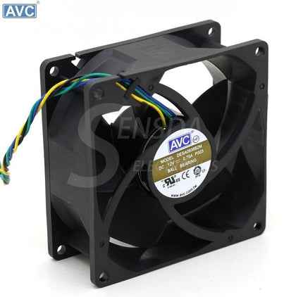 AVC DESA0938B2M P001  DC12V 0.75A Server Square Fan 4-wire 92x92x38mm Computer Case Pc Cooling Fans