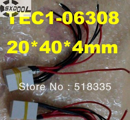 SXDOOL TEC Peltier 20 40mm TEC1-06308 Electronic Thermoelectric Cooler Peltier Plate Module Manufacturers custom-made