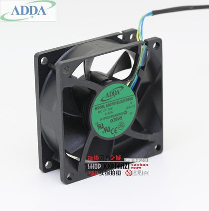 ADDA AD07012LX257B00 DC 12V 0.45A 7CM 7025 4 Wire PWM Server Inverter Cooling Fan