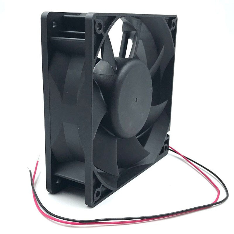 Delta AFB1224SHE 120*120*38mm DC 24V 0.75A 2-wire Lead 3700RPM 151.95CFM 53DBA Cooling Fan