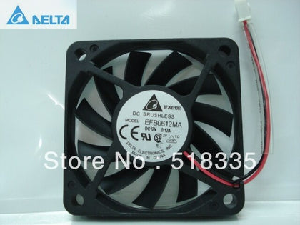 Delta EFB0612MA 6CM 60MM 60*60*10MM 6010 12V 0.12A Cooling Fan