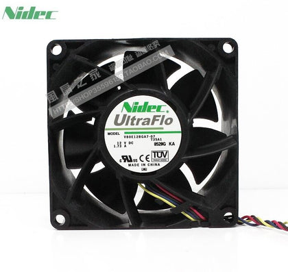 Nidec V80E12BGA7-07 8038 12V 1.73A Dual Ball High Speed Server Fans