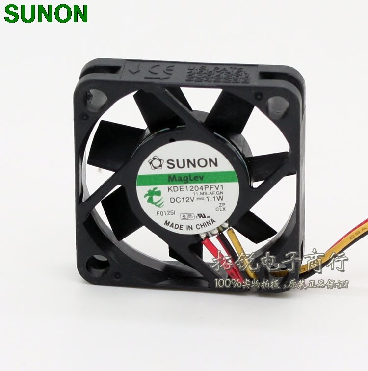 Sunon Maglev Cooling Fans KDE1204PFV1 4010 40mm DC 12V 1.1W 3 Wire Fan Switch