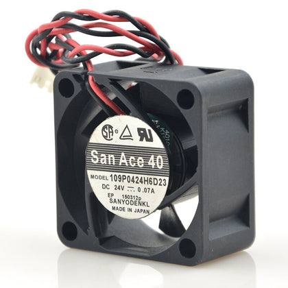 Sanyo 109P0424H6D23 24V DC 40x40x20mm Brushless Cooling Fan - product photo 2