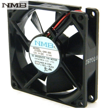 Origianl  NMB 8020 3108NL-04W-B20 12V 0.14A 2-wire Radiator Fan Chassis Server