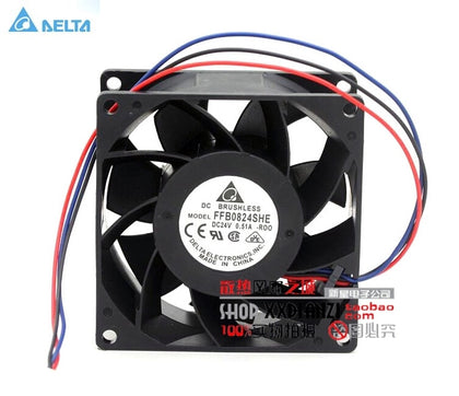 Delta FFB0824SHE -ROO 8038 8CM 24V 0.51A Cooling Fan Drive