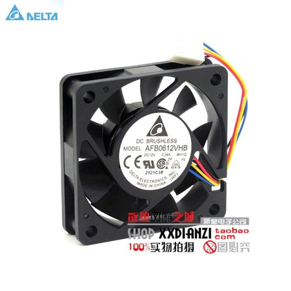 Delta AFB0612VHB 6015 12V 0.24A 6CM four-wire PWM Fan