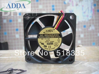 ADDA INC AD0612HB-D71GL 6CM 60*60*15MM 60MM DC BRUSHLESS TUBE AXIAL FAN