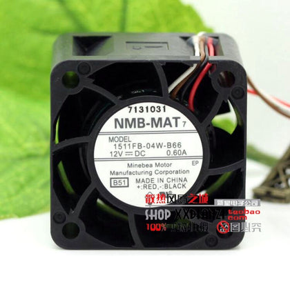 NMB 1511FB-04W-B66 12V DC 40x40x28mm Brushless Cooling Fan - product photo 2
