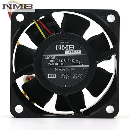 NMB 06025SS-24K-AL 6025 6cm DC Brushless Cooling Fan 24V 0.06A Blower 4000RPM