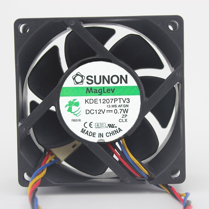 Sunon 7025 12V 0.7W KDE1207PTV3 Server Cooling Fan 70mm