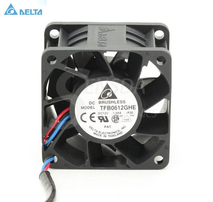 Delta TFB0612GHE 6038 6cm 60mm DC 12V 1.68A Server Inverter Axial Industrial Case Cooling Fans