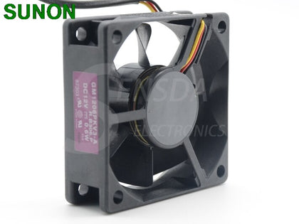 Sunon GM1206PKV3-A DC12V 0.6W Server Cooling Fan 3-wire 60x60x20mm