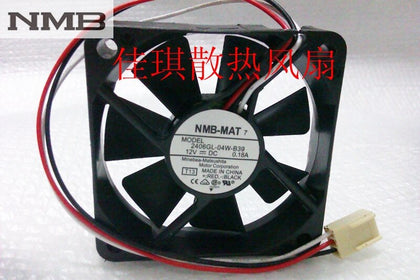 NMB  2406GL-04W-B39 CP01307 12V DC 0.18A 60 * 60 * 15 MM Axial Fans