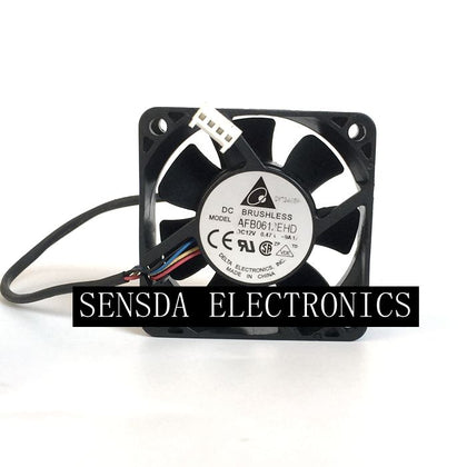 Delta AFB0612EHD 6020 6cm 12V 0.47A Double Ball Bearing PWM Fan Speed Control Speed  60*60*20mm