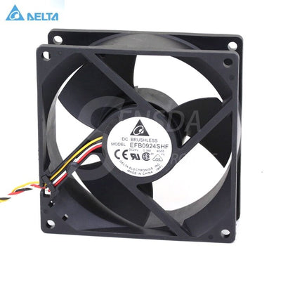 Delta EFB0924SHF 9032 9cm 90mm DC 24V 0.38A  Server Inverter Case Axial Cooling Fans