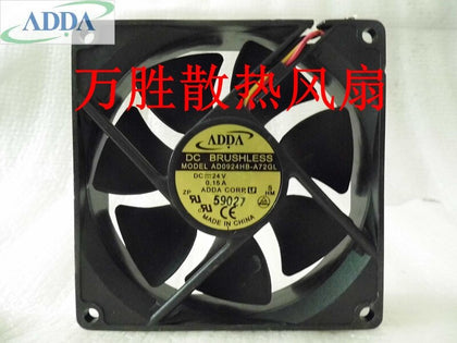 ADDA AD0924HB-A72GL 9025 9225 9cm 90mm 24V 0.15A Server Inverter Computer Case Cooling Fan