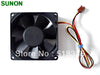 Sunon KD1208PTS2 8CM 8*8*2.5CM 8025 80x80x25mm  12V 0.19A 3 Pin Fan