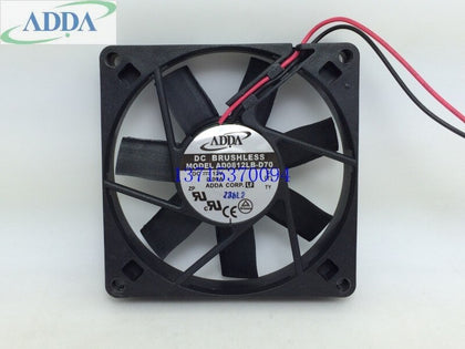 ADDA AD0812LB-D70 Dual Ball Bearing 8015 DC12V 0.09A Silent Power Supply Fan