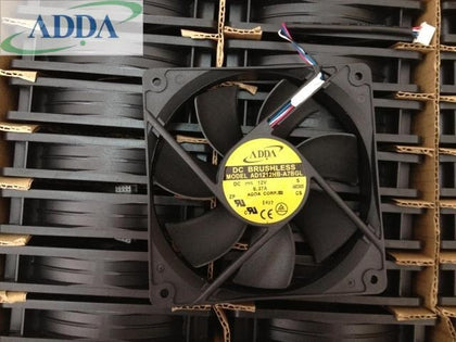 ADDA AD1212HB-A7BGL 12025 12cm 120mm DC 12V 0.37A 4wire PWM 120x120x25mm 4-wire Server Cooling Fan