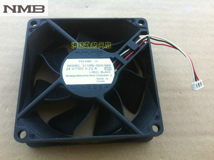 NMB 3110RL-05W-B69 F02 8025 80mm 8cm DC 24V 0.22A 8CM Server Inverter Fan