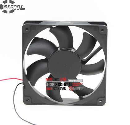 SXDOOL FD241225HB 12025 12CM DC 24V 0.28A Dual Ball Server Inverter Cooling Fan 2600RPM 106.1CFM