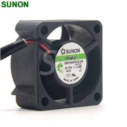 SUNON 4020 GM1204PKVX-8A 12V 2.4W 2Wire Server Cooling Fan