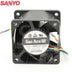 Sanyo Denki 9G0612P1G041 60x60x25mm 12V DC 1.54A Axial Cooling Fan