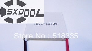 SXDOOL Cooling TEC Peltier Module TEC1-12709 Thermoelectric Cooler Qcmax 85.9W 40x40x3.8mm